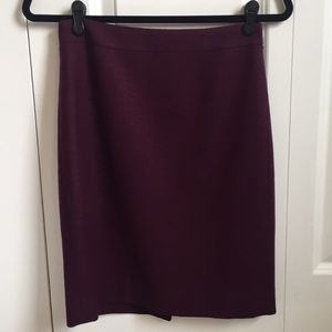 J Crew wool pencil skirt